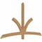 Ekena Millwork Davenport Timber Gable Bracket, Western Red Cedar, 72"W x 42"H x 1 1/2"D x 3 1/2"F, 14/12 Pitch GBW072X42X0204DAV00SWR - alternate 3